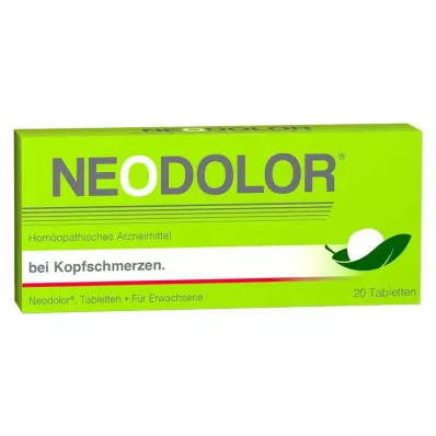 Tabletas neodolor, 20 piezas