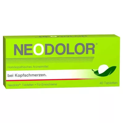 Tabletas neodolor, 40 piezas