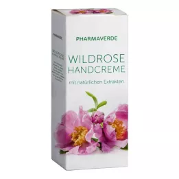 PHARMAVERDE Crema de manos de rosa silvestre, 50 ml