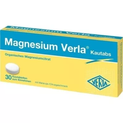 MAGNESIUM VERLA Tabletas masticables, 30 uds