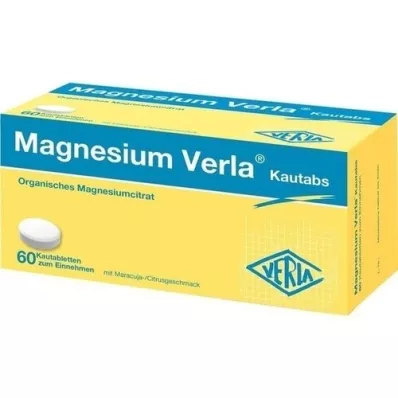 MAGNESIUM VERLA Tabletas masticables, 60 uds