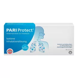 PARI ProtECT Solución para inhalación con ampollas de ectoína, 20X2,5 ml