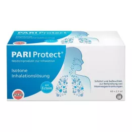 PARI ProtECT Solución para inhalación con ampollas de ectoína, 60X2,5 ml