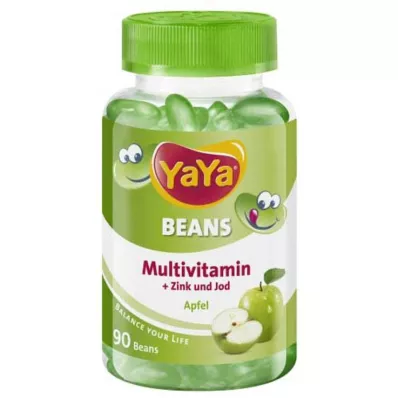 YAYA BEANS Manzana Zinc y Yodo comprimidos masticables recubiertos, 90 uds