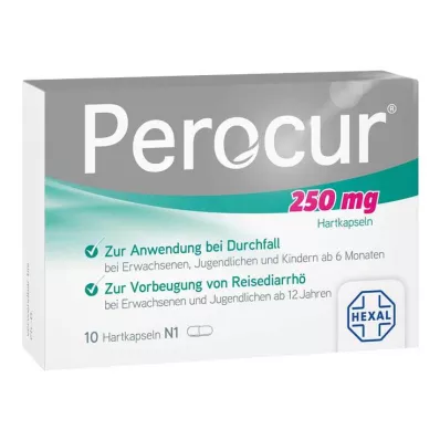 PEROCUR 250 mg cápsulas duras, 10 uds