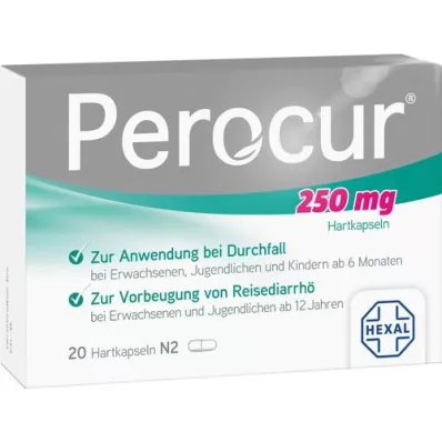 PEROCUR 250 mg cápsulas duras, 20 uds