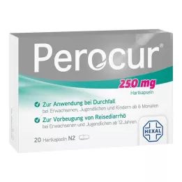PEROCUR 250 mg cápsulas duras, 20 uds