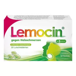 LEMOCIN contra el dolor de garganta pastillas, 20 uds