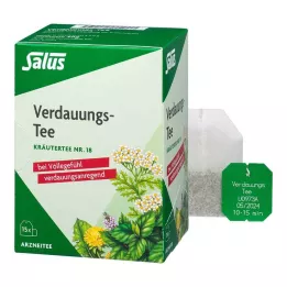 VERDAUUNGS-TEE Bolsa de filtro Herbal Tea No.18 Salus, 15 uds