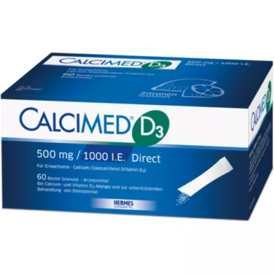 CALCIMED D3 500 mg/1000 U.I. Gránulos directos, 60 uds