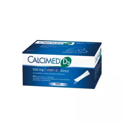 Calcimed D3 500 mg / 1000 UI gránulos directos, 60 st