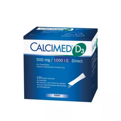 Calcimed D3 500 mg / 1000 UI gránulos directos, 120 st