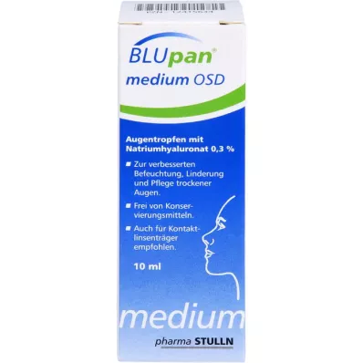 BLUPAN medio OSD Gotas para los ojos, 10 ml