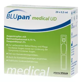 Blupan médico UD gotas para los ojos, 20X0,5 ml