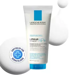 ROCHE-POSAY Lipikar Syndet AP+ Gel Crema Limpiador, 200 ml