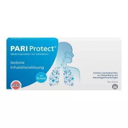 PARI ProtECT Solución para inhalación con ampollas de ectoína, 10X2,5 ml
