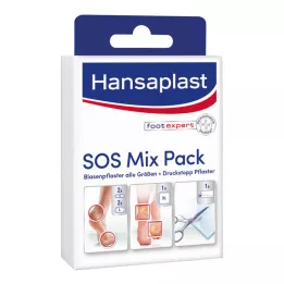 HANSAPLAST Yeso blíster SOS Mix Pack, 6 uds
