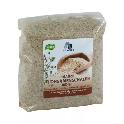 Cáscaras de psyllium indio, 250 g