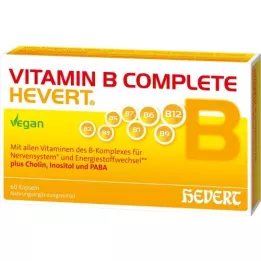 VITAMIN B COMPLETE Cápsulas Hevert, 60 uds