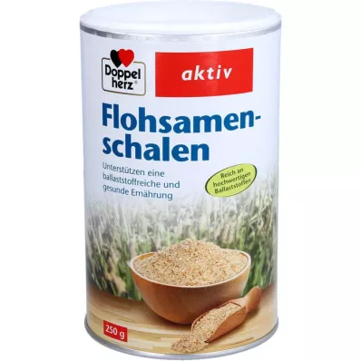 DOPPELHERZ Cáscara de psyllium en polvo, 250 g