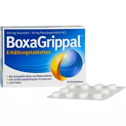 BOXAGRIPPAL Comprimidos fríos 200 mg/30 mg FTA, 20 uds