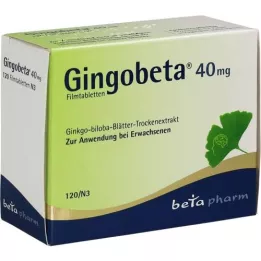GINGOBETA 40 mg comprimidos recubiertos con película, 120 uds