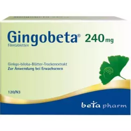 Gingobeta 240 mg comprimidos recubiertos con película, 120 st