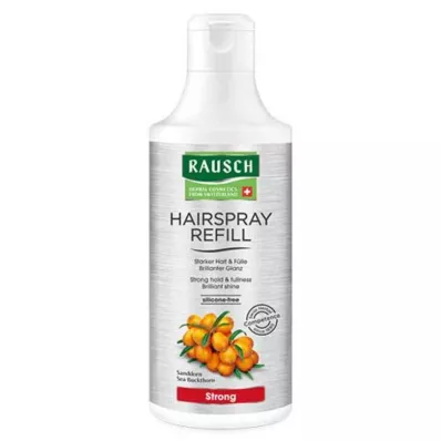 RAUSCH HAIRSPRAY Recambio fuerte sin aerosol, 400 ml