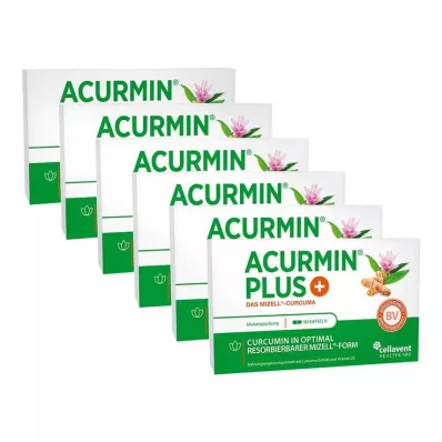 Acurmin Plus Las cápsulas blandas de cúrcuma micelar, 360 ST Acurmin Plus Las cápsulas blandas de cúrcuma micelar, 360 ST