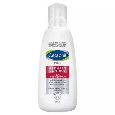 CETAPHIL Espuma limpiadora suave Redness Control, 236 ml