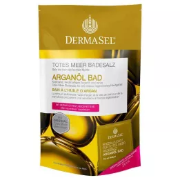 DERMASEL Sales de Baño del Mar Muerto+Aceite de Argán, 1 p