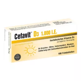 CEFAVIT D3 1.000 U.I. comprimidos recubiertos con película, 100 uds