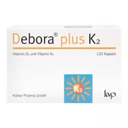 DEBORA más cápsulas K2, 120 uds