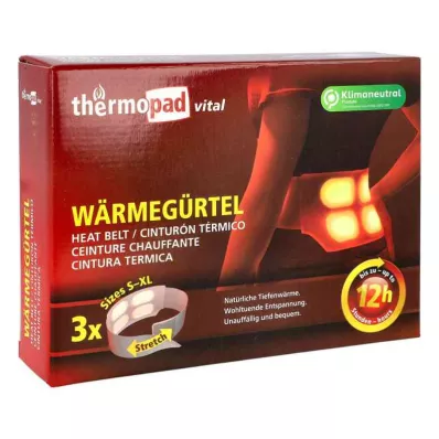 Cinturón térmico Thermopad (3 piezas) Cinturón térmico Thermopad (3 piezas)