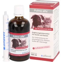 PULMO ALFA Alimento líquido complementario para perros/gatos, 100 ml