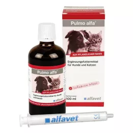 PULMO ALFA Alimento líquido complementario para perros/gatos, 100 ml