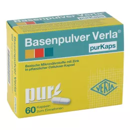 BASENPULVER Verla purKaps, 60 Cápsulas