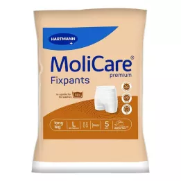 MOLICARE Premium Fixpants pata larga talla L, 5 uds