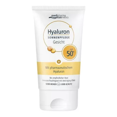 Cuidado solar hialurónico facial LSF 50+, 50 ml
