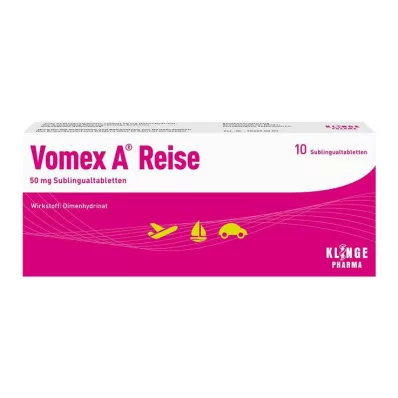 VOMEX A Reise 50 mg Comprimidos sublinguales, 10 uds