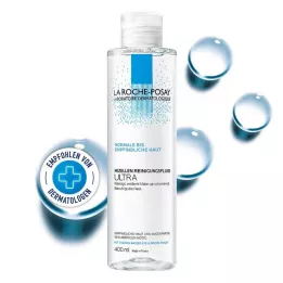 ROCHE-POSAY Fluido limpiador micelar para pieles sensibles, 400 ml