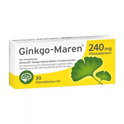 Ginkgo-Maren 240 mg comprimidos recubiertos con película, 30 piezas