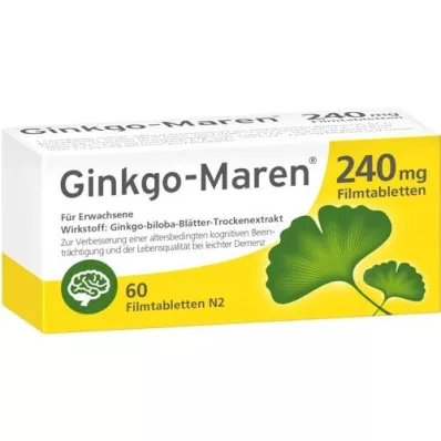 GINKGO-MAREN 240 mg comprimidos recubiertos con película, 60 uds