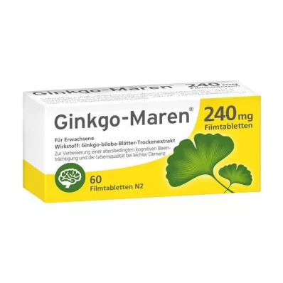 Ginkgo-Maren 240 mg comprimidos recubiertos con película, 60 piezas
