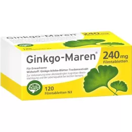GINKGO-MAREN 240 mg comprimidos recubiertos con película, 120 uds