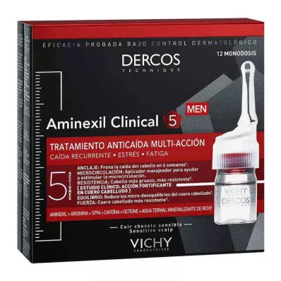 VICHY AMINEXIL Clinical 5 para hombres, 21X6 ml