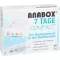 ANABOX Dosificador semanal compacto 7 días blanco, 1 ud