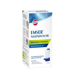 EMSER Ducha nasal con 4 sobres de sal de enjuague nasal, 1 ud