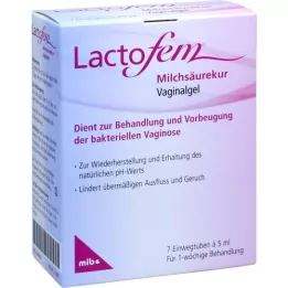 LACTOFEM Gel vaginal curativo de ácido láctico, 7X5 ml