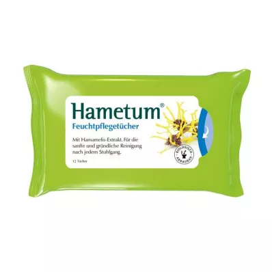 HAMETUM Toallitas húmedas con hamamelis, 12 uds